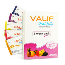 Valif Oral Jelly (Vardenafil 20mg) Balenie liekov Valif Oral Jelly 20mg